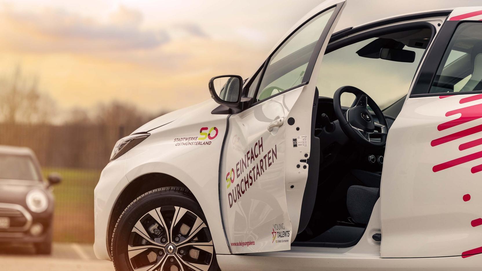 Azubi-Auto der Stadtwerke Ostmünsterland