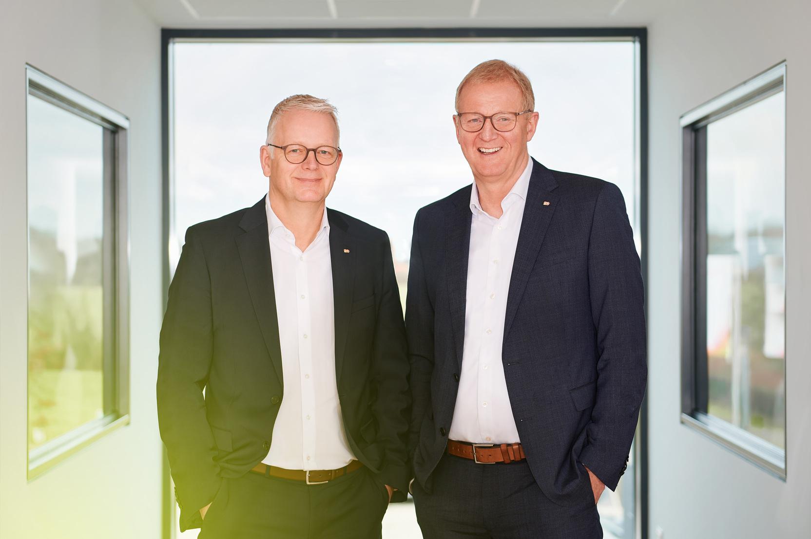 Winfried Münsterkötter und Rolf Berlemann, Geschäftsführer der Stadtwerke Ostmünsterland Winfried Münsterkötter und Rolf Berlemann, Geschäftsführer der Stadtwerke Ostmünsterland