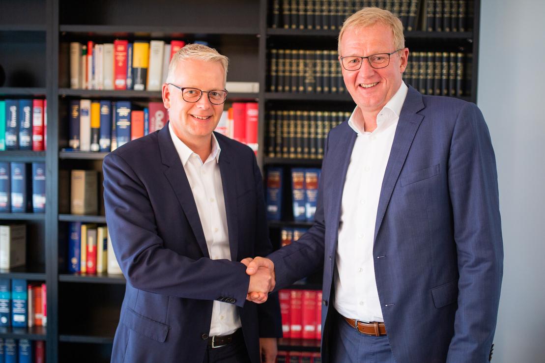 Winfried Münsterkötter und Rolf Berlemann, Geschäftsführer der Stadtwerke Ostmünsterland Winfried Münsterkötter und Rolf Berlemann, Geschäftsführer der Stadtwerke Ostmünsterland