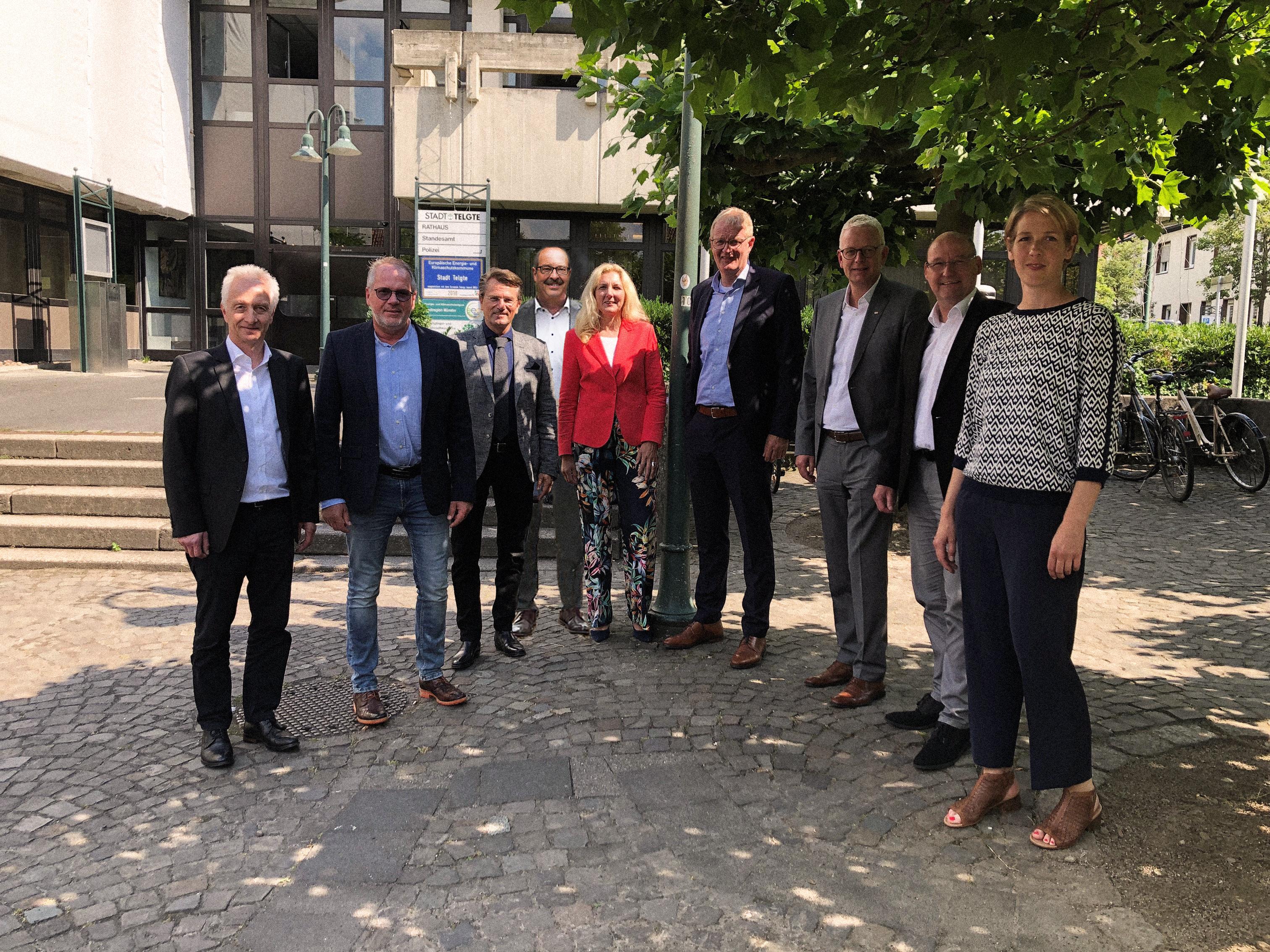 Gruppenbild Stadtwerke Ostmünsterland und Kommunen Gruppenbild Stadtwerke Ostmünsterland und Kommunen