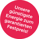 Störer "Energie zum garantierten Festpreis" Störer "Energie zum garantierten Festpreis"
