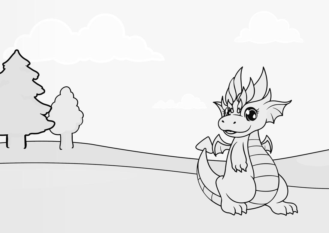 Drache Sofine in der Natur Drache Sofine in der Natur